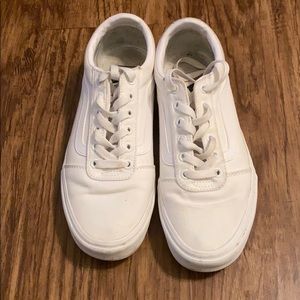 Vans Women’s white size 9